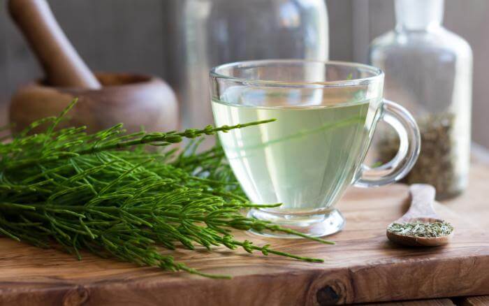 Ervas-que-combatem-os-sintomas-da-TPM Erva e chá de cavalinha.